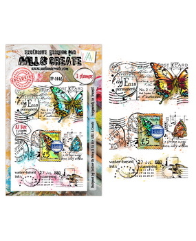 AALL and Create Clear Stamp Set A7 Fragments in Transit (AALL-TP-1246)