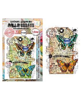 AALL and Create Clear Stamp Set A7 Chrono-Stamped Tag (AALL-TP-1248)