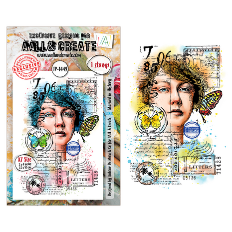 AALL and Create Clear Stamp Set A7 Marked in History (AALL-TP-1249)