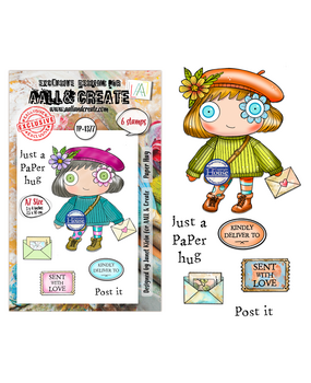 AALL and Create Clear Stamp Set A7 Paper Hug (AALL-TP-1377)