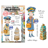 AALL and Create Clear Stamp Set A7 Dee Delivers (AALL-TP-1379)
