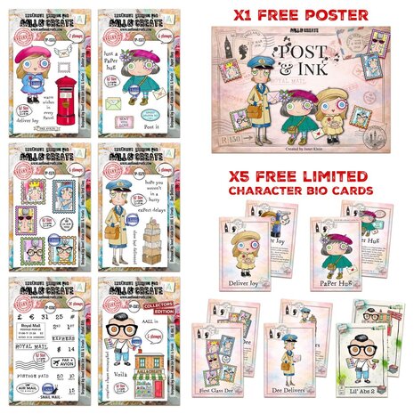 AALL and Create Post & Ink Stamp Bundle (AALL-PCK-JK002)
