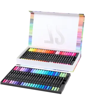 Craft Sensations 72 Dual Fineliner Brush Pens (3206083)