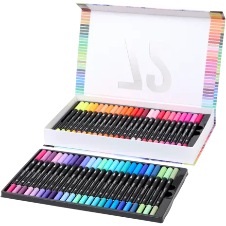 Craft Sensations 72 Dual Fineliner Brush Pens (3206083)