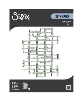 Sizzix Seth Apter Thinlits Die Set Gridiron (667051)