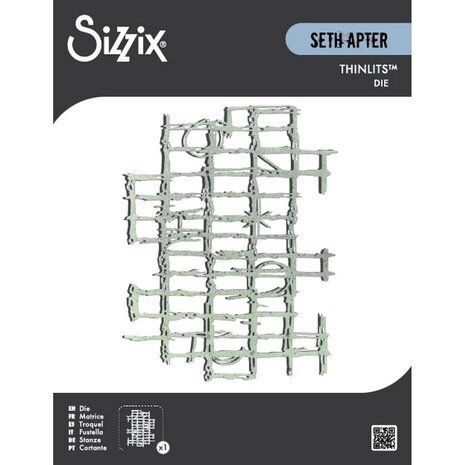 Sizzix Seth Apter Thinlits Die Set Gridiron (667051) Sizzix Seth Apter Thinlits Die Set Gridiron (667051)