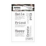 Lisa Horton Crafts Muse & Maker A6 Clear Stamp Set Aged Glossary (LHCCSMM004)