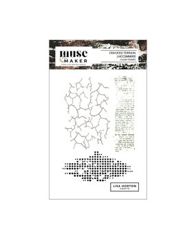 Lisa Horton Crafts Muse & Maker A6 Clear Stamp Set Cracked Terrain (LHCCSMM005)
