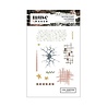 Lisa Horton Crafts Muse & Maker A6 Clear Stamp Set Blotted Script (LHCCSMM008)