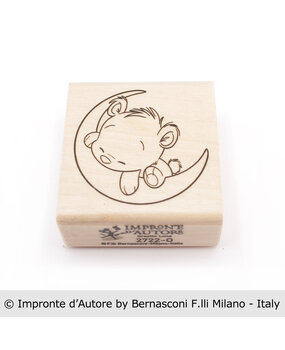 Impronte d'Autore Orsetto Luna Wooden Stamp (2722-O)