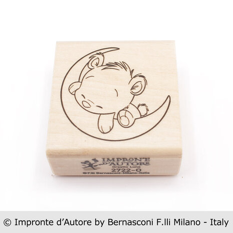 Impronte d'Autore Orsetto Luna Wooden Stamp (2722-O)