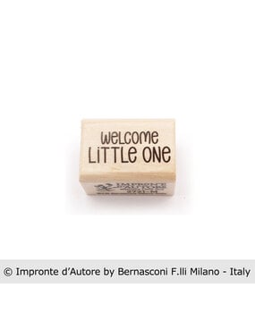 Impronte d'Autore Welcome Little One Wooden Stamp (2721-O)