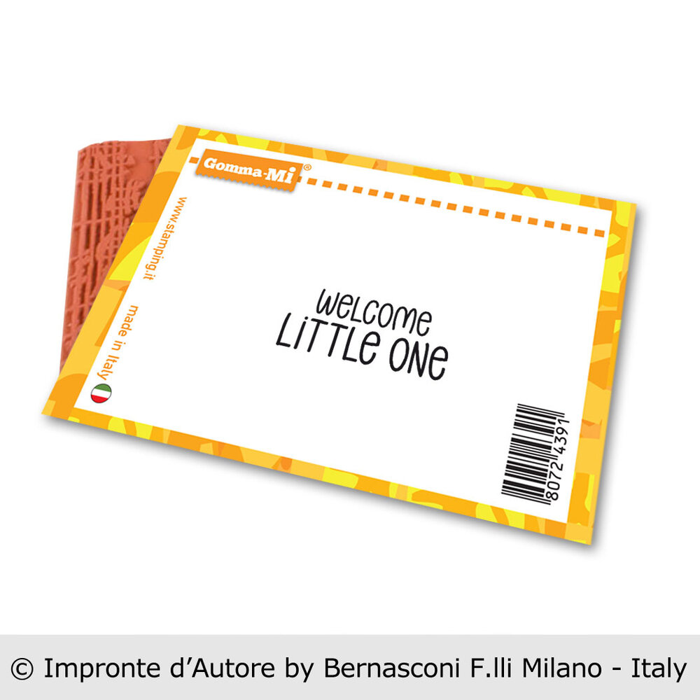 Impronte d'Autore Welcome Little One Unmounted Rubber Stamp (2721-UMM)