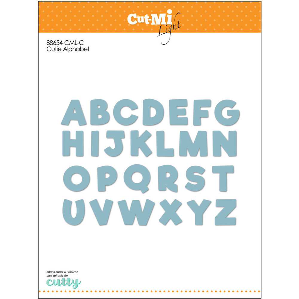 Impronte d'Autore Cutie Alphabet Dies (88654-CML-C)