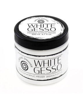 Cosmic Shimmer White Gesso (200ml) (50-GS0001-200)