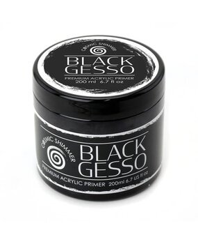 Cosmic Shimmer Black Gesso (200ml) (50-GS0002-200)
