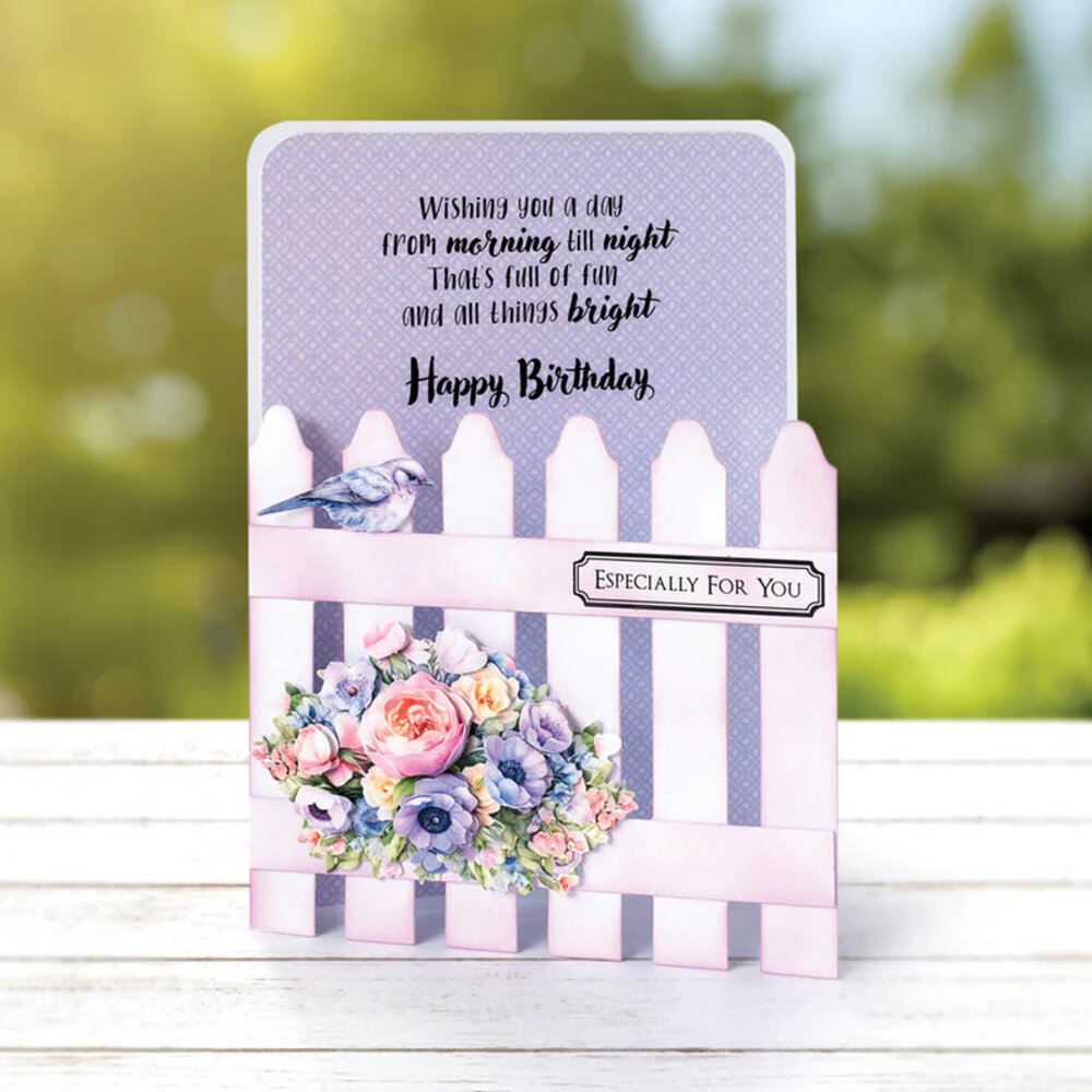 Katy Sue White Picket Fence Cards & Envelopes (05-10023WPF)