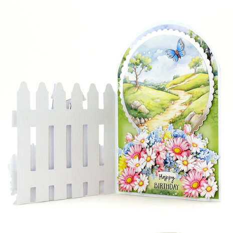 Katy Sue White Picket Fence Cards & Envelopes (05-10023WPF)