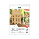 Katy Sue Kraft Picket Fence Cards & Envelopes (05-10030KPF)