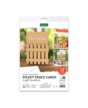 Katy Sue Kraft Picket Fence Cards & Envelopes (05-10030KPF)