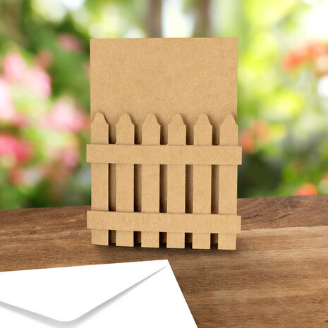 Katy Sue Kraft Picket Fence Cards & Envelopes (05-10030KPF)