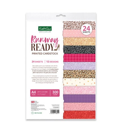 Katy Sue PRE-ORDER Runway Ready A4 Printed Cardstock (03-10074RUN)