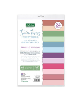 Katy Sue Twin Tones Dusty Hues A4 Printed Cardstock (03-10075TTD) Katy Sue Twin Tones Dusty Hues A4 Printed Cardstock (03-10075TTD)
