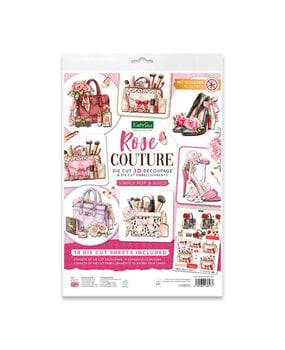 Katy Sue PRE-ORDER 3D Die-Cut Decoupage Rose Couture (11-DCDRCO10)
