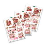 Katy Sue 3D Die-Cut Decoupage Blush & Bloom Beauty Bag (11-DCD751)