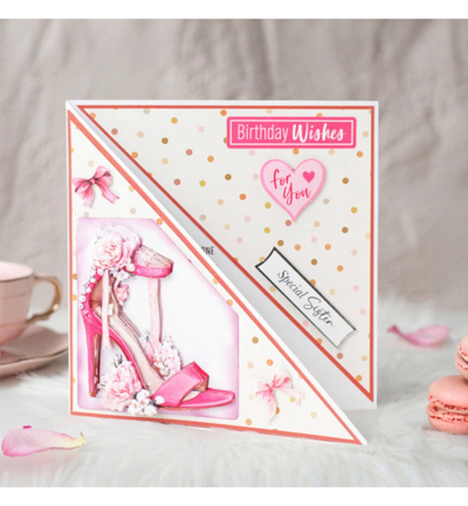 Katy Sue PRE-ORDER 3D Die-Cut Decoupage Stilettos in Bloom (11-DCD752)