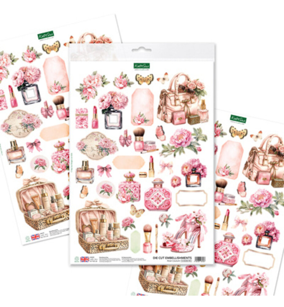 Katy Sue PRE-ORDER Die Cut Embellishments Rose Couture (12-DCE021RC)