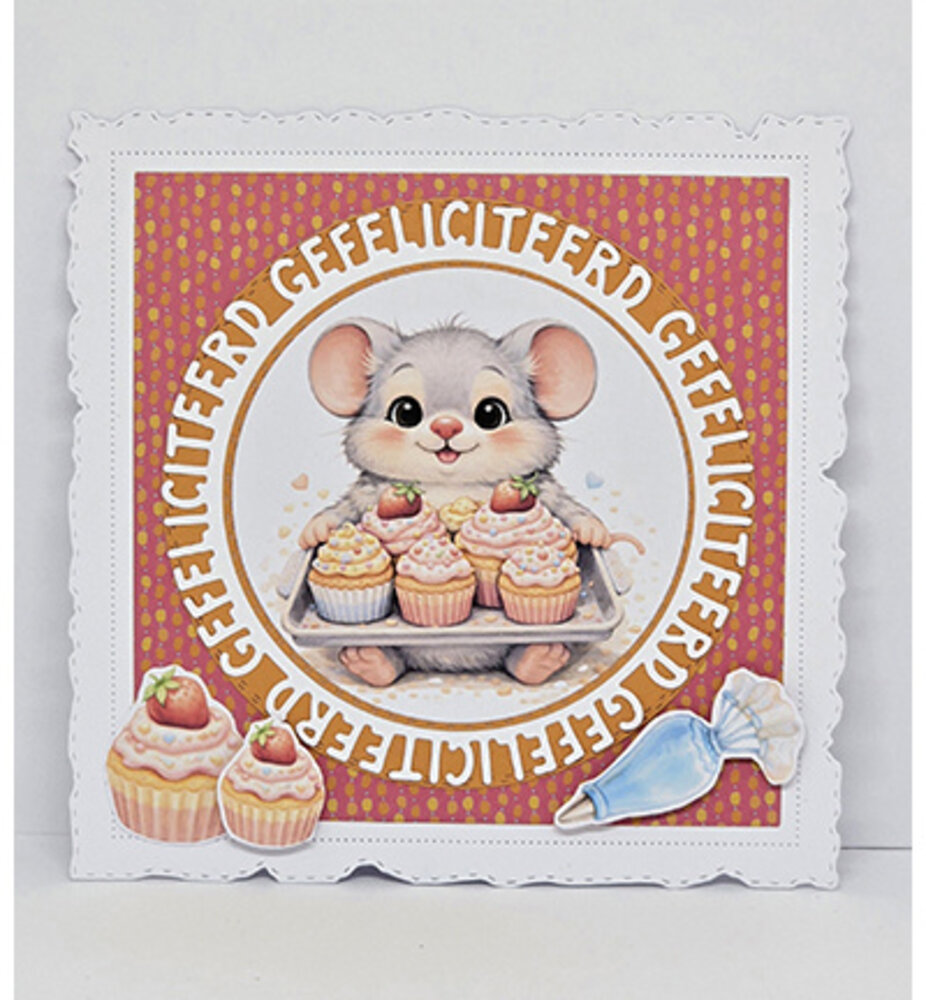 Joep by Carla Milo Cupcake A4 Knipvel (JBC-KV-2601001)