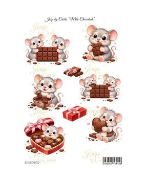 Joep by Carla Milo Chocolade A4 Knipvel (JBC-KV-2601002)