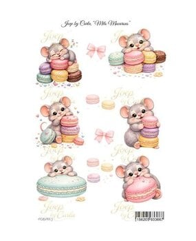 Joep by Carla Milo Macarons A4 Knipvel (JBC-KV-2601003)