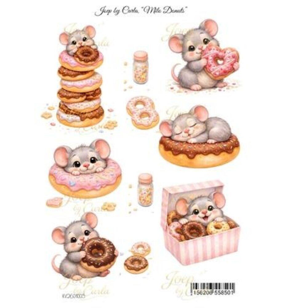 Joep by Carla Milo Donuts A4 Knipvel (JBC-KV-2601005)