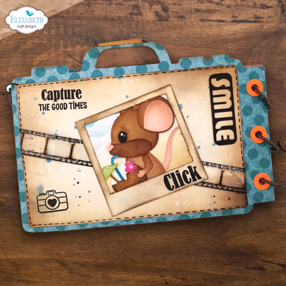 Elizabeth Craft Designs Destination Fun A6 Clear Stamps Sentiments (CS451)
