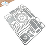 Elizabeth Craft Designs Destination Fun Dies Camera and Suitcase Build a Book (2354)