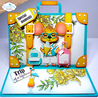 Elizabeth Craft Designs Destination Fun Dies Camera and Suitcase Build a Book (2354)