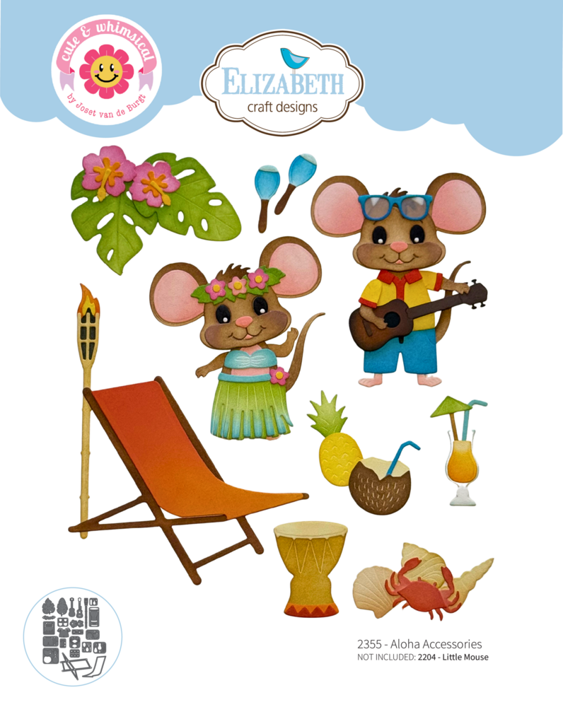 Elizabeth Craft Designs Destination Fun Dies Aloha Accessories (2355)