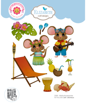 Elizabeth Craft Designs Destination Fun Dies Aloha Accessories (2355)