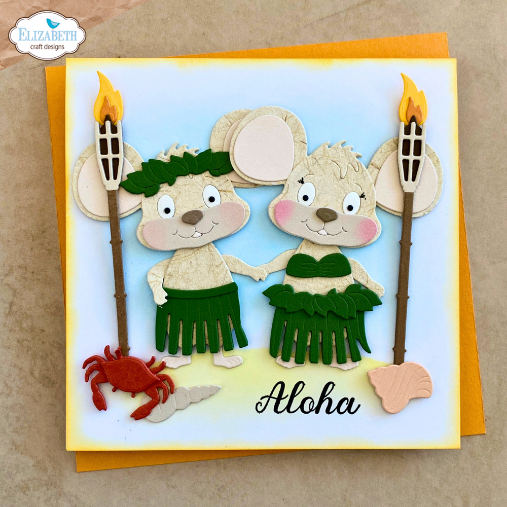 Elizabeth Craft Designs Destination Fun Dies Aloha Accessories (2355)