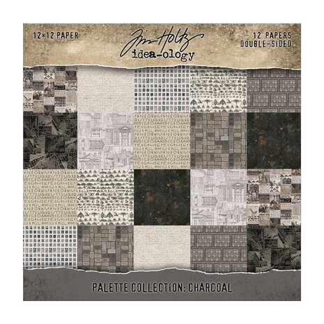 Idea-ology Tim Holtz Palette Collection 12x12 Inch Charcoal (TH94465) Idea-ology Tim Holtz Palette Collection 12x12 Inch Charcoal (TH94465)