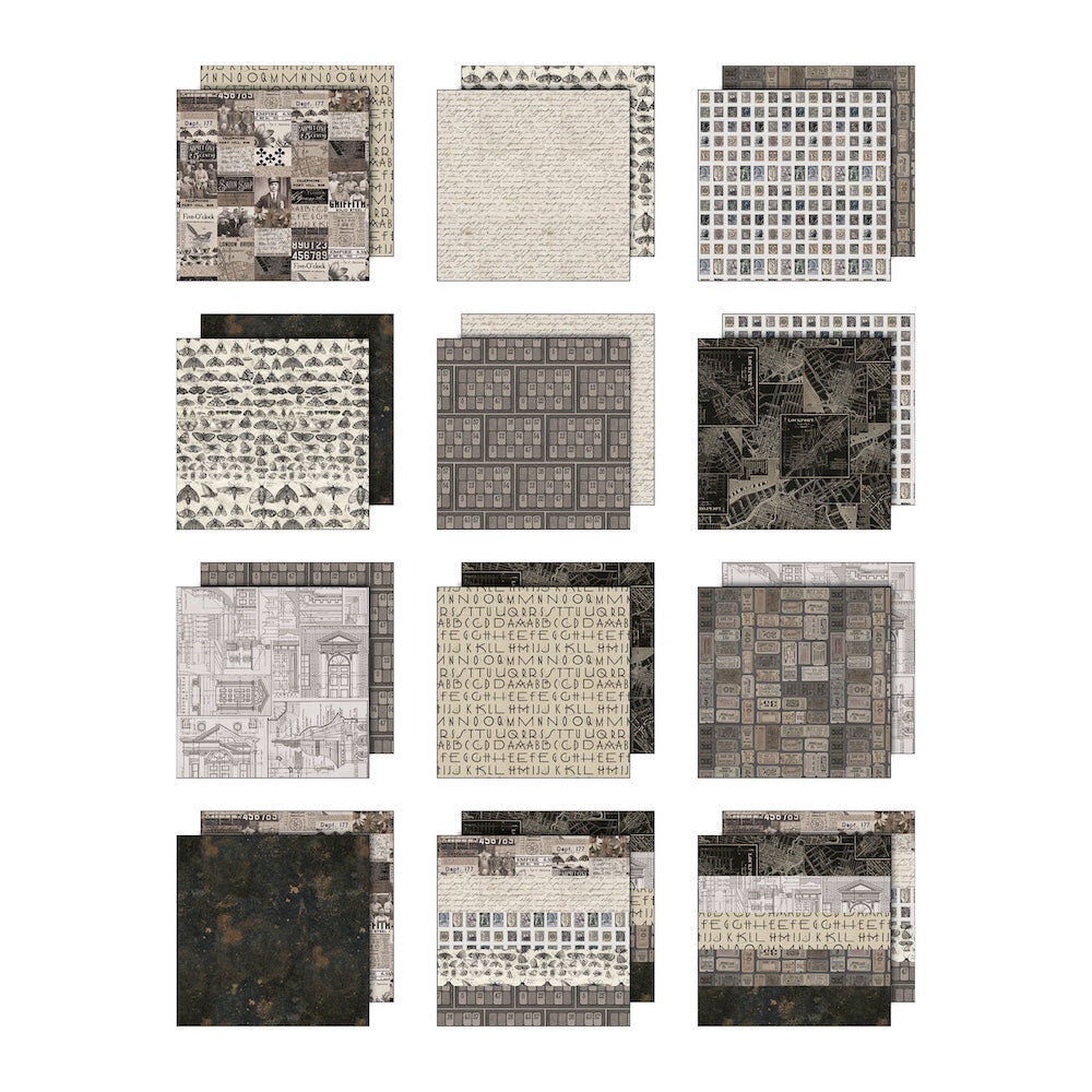 Idea-ology Tim Holtz Palette Collection 12x12 Inch Charcoal (TH94465) Idea-ology Tim Holtz Palette Collection 12x12 Inch Charcoal (TH94465)