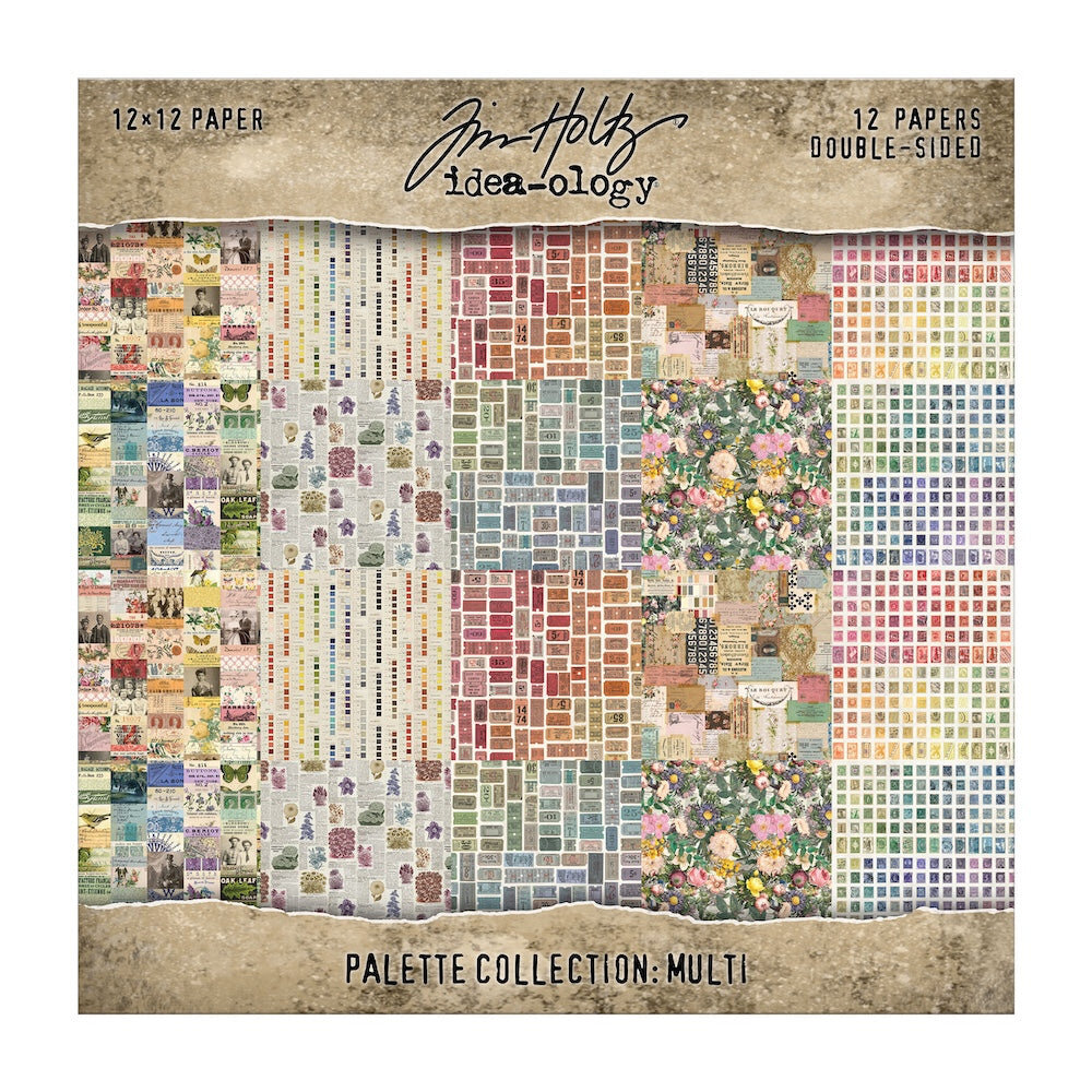 Idea-ology Tim Holtz Palette Collection 12x12 Inch Multi (TH94466) Idea-ology Tim Holtz Palette Collection 12x12 Inch Multi (TH94466)