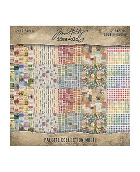 Idea-ology PRE-ORDER Tim Holtz Palette Collection 12x12 Inch Multi (TH94466)