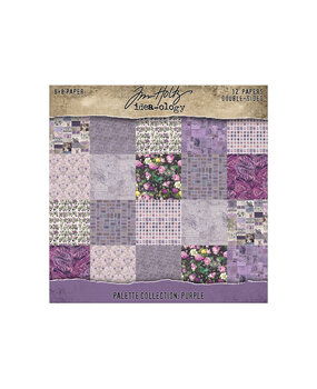Idea-ology PRE-ORDER Tim Holtz Palette Collection 8x8 Inch Purple (TH94478)
