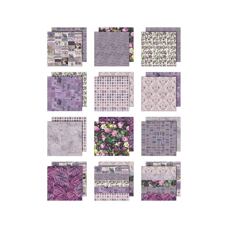 Idea-ology Tim Holtz Palette Collection 8x8 Inch Purple (TH94478) Idea-ology Tim Holtz Palette Collection 8x8 Inch Purple (TH94478)