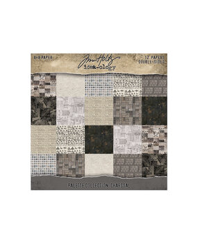 Idea-ology PRE-ORDER Tim Holtz Palette Collection 8x8 Inch Charcoal (TH94479)