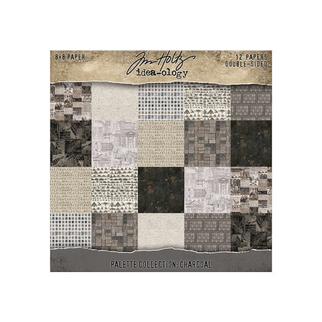 Idea-ology Tim Holtz Palette Collection 8x8 Inch Charcoal (TH94479) Idea-ology Tim Holtz Palette Collection 8x8 Inch Charcoal (TH94479)