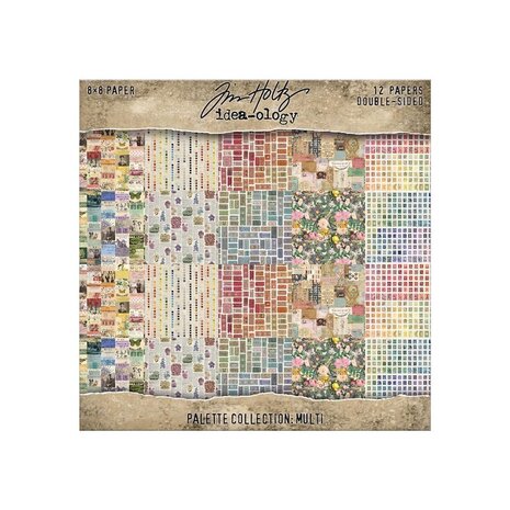 Idea-ology Tim Holtz Palette Collection 8x8 Inch Multi (TH94480) Idea-ology Tim Holtz Palette Collection 8x8 Inch Multi (TH94480)